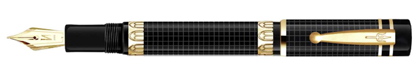 Nettuno 1911 Nineteen Eleven Petra Squares Fountain Pen